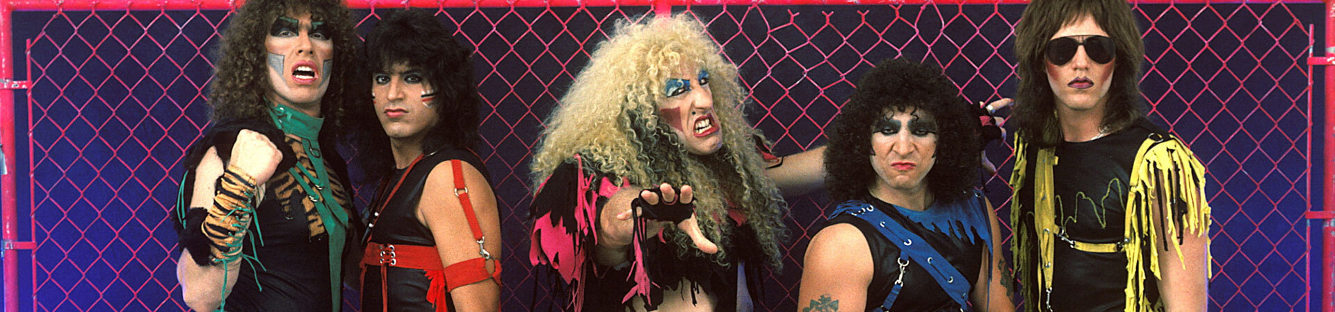 A bunch of scary, bad drag looking Glam Rock mofo's Twisted Sister