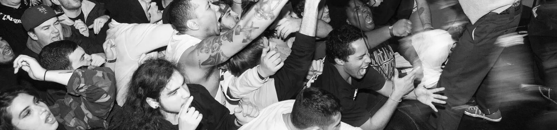 A Hardcore Punk show in full swing